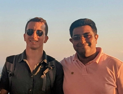 Nuno Amaral and Eshwaran Venket, founders of Dotlas